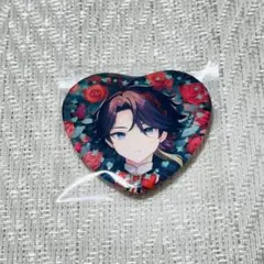 にじさんじ Rose Valentine 三枝明那 バレンタイン　缶バッジ にじさんじ 缶バッジ 三枝明那 Rose Valentine バレンタイン ハート缶