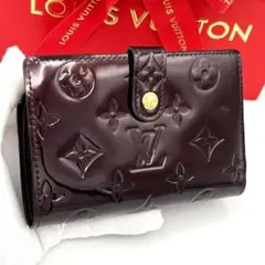 ☆鑑定済極美品☆ルイヴィトン 財布 ポルトフォイユヴィエノワ モノグラムヴェルニ