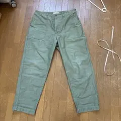 ベイカーパンツ オリーブグリーン　中古のサムネイル