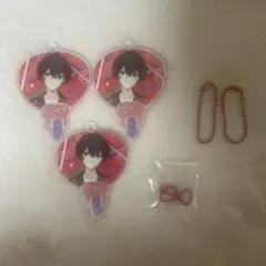 AMPTAKxCOLORS あっと うちわ キーホルダー