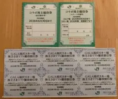 JR東日本 株主優待券 GALA湯沢スキー場リフト割引券　スポーツ　宿泊