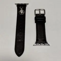 COACH 本革 Apple Watch用バンド ブラック