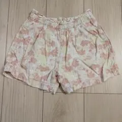 UNIQLO ショートパンツ 120 花柄 ピンク イエロー