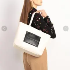 【美品】ARMANI EXCHANGE トートバッグ 大容量 収納袋つき　レザー