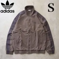 試着のみ レア  千鳥格子 グレー チェック トラックトップ M 試着のみ レア adidas 千鳥格子 グレー チェック トラックトップ M