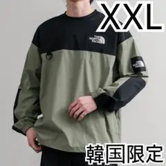 XXL＊アルバニークルーネック　カーキ　黒＊ロンT＊ノースフェイス＊韓国限定