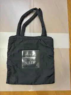 CITEN シテンパデッド クリア ロゴ トートバッグ ブラック【中古】のサムネイル