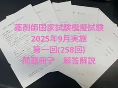 全国統一薬剤師資格試験 問題冊子　解説書 第258回　2025年9月実施