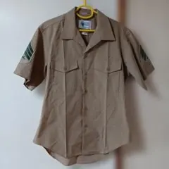 (2376) USMC 海兵隊 ミリタリー系 米軍 半袖シャツ 中古(難あり)のサムネイル
