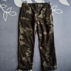 ビームスボーイ、迷彩コーデュロイパンツ