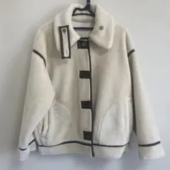 【classicalelf】2wayリバーシブルボア＆スエードブルゾン