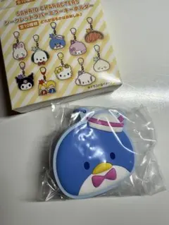 サンリオキャラクター　シークレットラバーミラーキーホルダー　タキシードサム