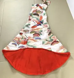 結婚式用ドレス　豪華打ち掛けをリメイク　ハンドメイド