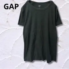 ギャップ Ｔシャツ クルーネック 半袖 Ｌ チャコールグレー 墨黒 綿混 モードのサムネイル