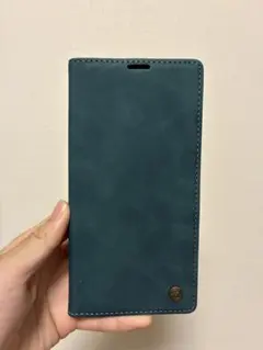 CaseMe 手帳型 iPhone14Plus ケース ダークグリーン