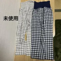 キッズ スパッツ 110cm チェック柄 2点セット　パジャマズボン