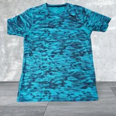 【PUMA】スポーツウェア Tシャツ Lサイズ ターコイズブルー