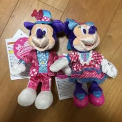 東京ディズニーランド パルパルーザ ミニー ぬいぐるみバッジ ミッキー ぬいば