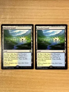 溢れかえる岸辺/Flooded Strand MTG日本語 非FOIL - メルカリ