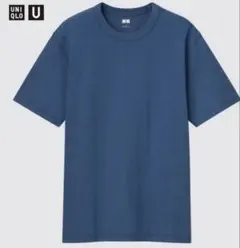 UNIQLO クルーネックTシャツ L ブルー　半袖