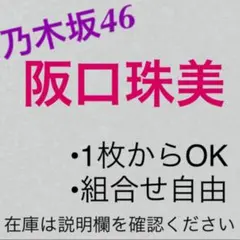 乃木坂46 生写真 阪口珠美 まとめ売り