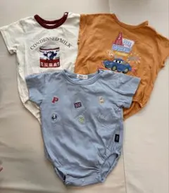 ロンパース3枚セット 80cm POLObaby カーズ