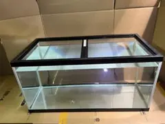 水槽　90cm W90×D40×H40 厚み8mm 引き取り限定 引き取り 専用水槽 90cm W90×D40×H40厚み8mm - メルカリ