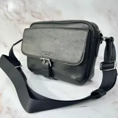 COACH ハドソン ショルダーバッグ レザー ブラック カメラバッグ