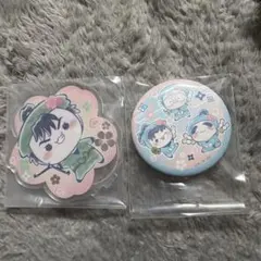 忍たま乱太郎 アクリルスタンド 食満留三郎 缶バッジ 乱太郎 きり丸 しんべヱ