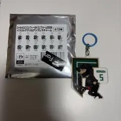 北海道日本ハムファイター　野村祐希　イラストアクリルアンブレラチャーム