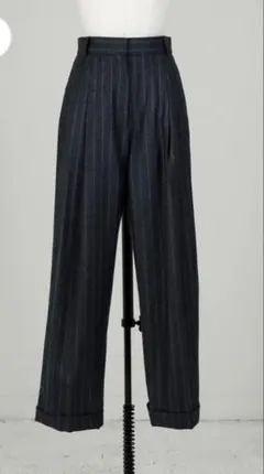 deres デレス 16th シルクデニムパンツ ネイビー サイズ0 deres デレス シルクデニム silk denim ネイビー サイズ0 - メルカリ