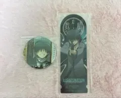 暗殺教室 千葉龍之介 ロリィタファッション 缶バッジ しおりクリアカード