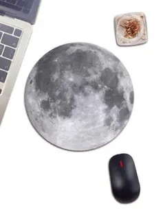 新品 フルムーン柄マウスパッド 満月 惑星 宇宙
