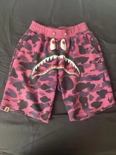 A BATHING APE シャーク カモ柄 ショートパンツ XL
