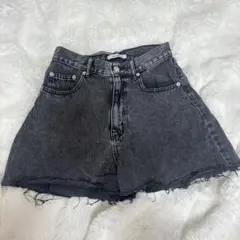 ウィゴーデニムショートパンツ ブラック　Mのサムネイル