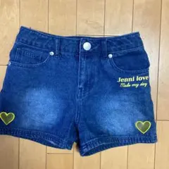 JENNI デニム ショートパンツ 140cm ハート