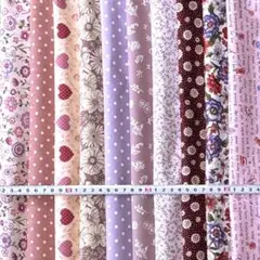9)綿生地まとめ売り10点