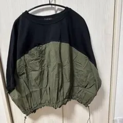 ドローストリング付きバルーンシルエットTシャツ