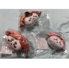 ちいかわ寿司くじ マスコット シーサー＆くりまんじゅう＆古本屋(カニちゃん)