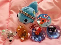 新品、金魚すくい　オイルチャームキーホルダーのサムネイル