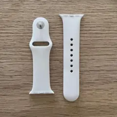 Apple watch 純正40mmケース用スポーツバンド - S/M ホワイト