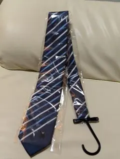 くまモン刺 ネイビー ストライプ ネクタイ