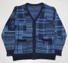 BEAMS+ インディゴ コットンニット カーディガン XL ビームスプラスのサムネイル