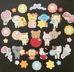♡♡アルバムクラフト クラフトパンチ ペーパークラフト 動物 花 プレゼントのサムネイル