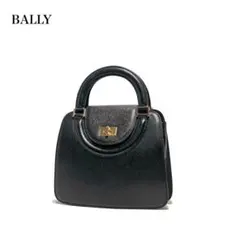 BALLY TurnLock Shoulder Bag Burgundy Y2K - メルカリ