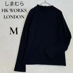 しまむら　長袖カットソー　黒　薄手　伸縮性　一枚着インナーどちらでも着回し抜群