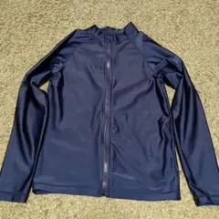 ネイビー ジップアップ ラッシュガード