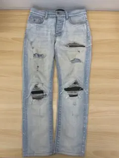 AMIRI slim fit Jeans デニム　ジーンズ　ダメージUK29