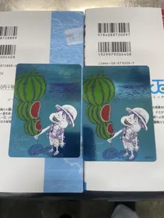 き*ん様 ナツコミ2026ワンピース ルフィ スイカ イラストカード - メルカリ