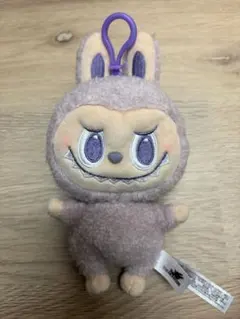 popmart land限定 LABUBU ぬいぐるみストラップ パープル 紫